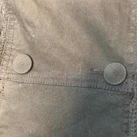 Vintage 22 DECEMBER Black Boho Double Breasted Jacket with Crochet Trim S - Picture 4 of 8